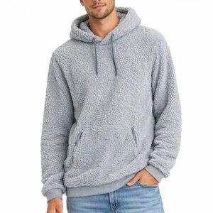 Men’s Chubbies Sweatshirt High Pile Are You Afraid Of The Dark Fleece Hoodie XL